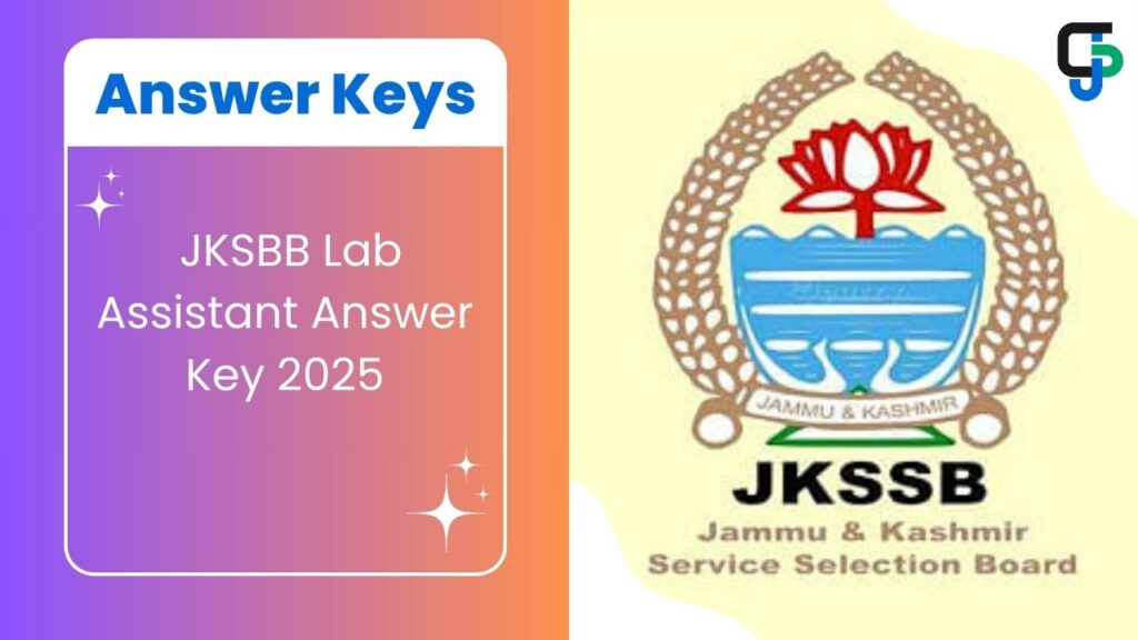 JKSBB Lab Assistant Answer Key 2025