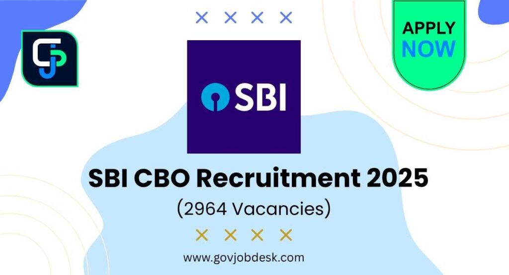 SBI CBO Notification 2025