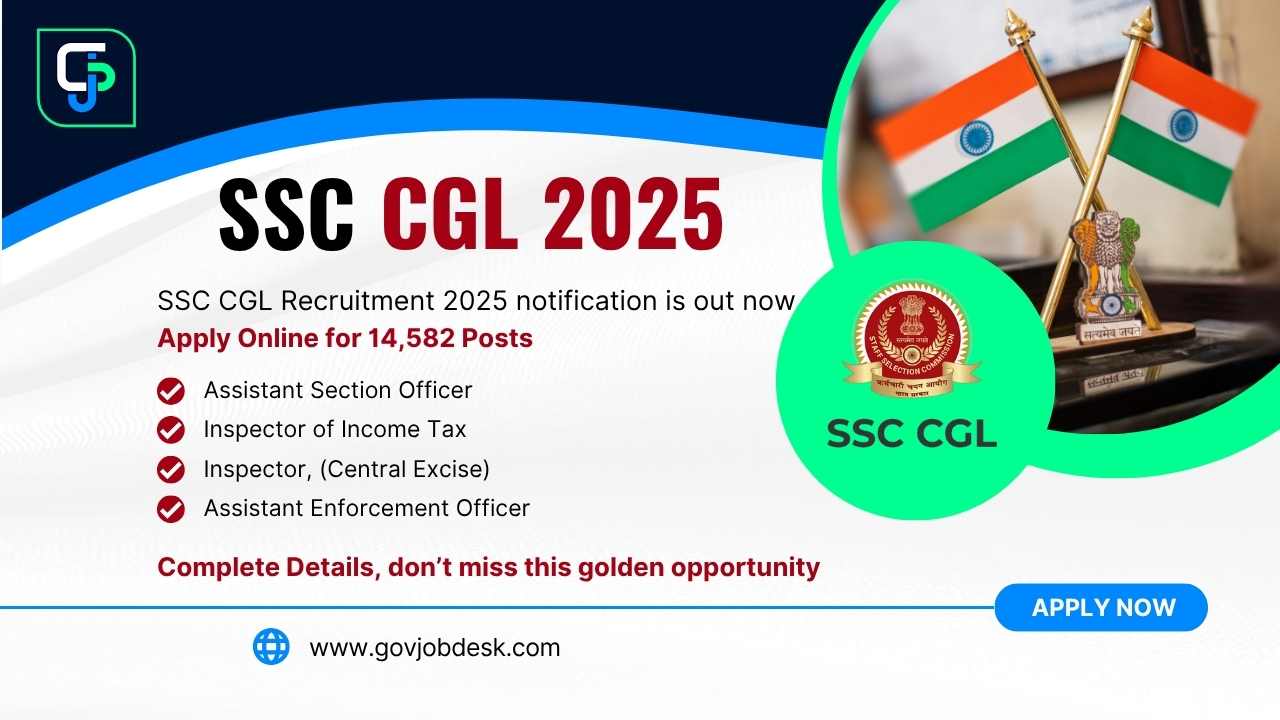 SSC CGL Recruitment 2025 notification is out now